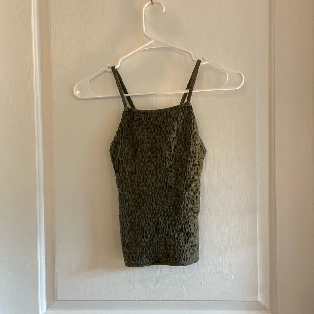 Green halter top from Hollister size S